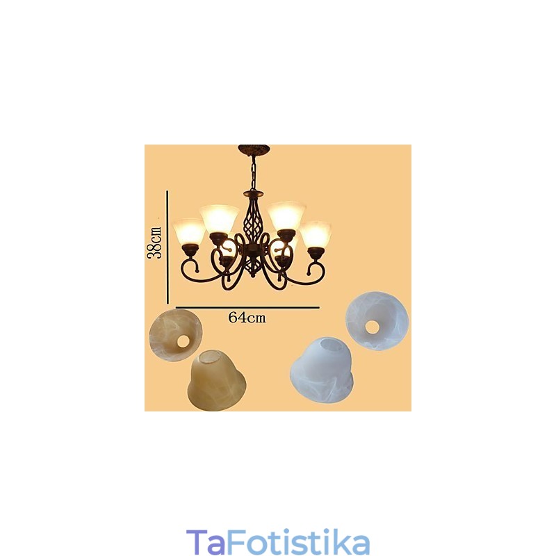Rustic Lodge Vintage ρετρό μεταλλικός πολυέλαιος για παιδιά