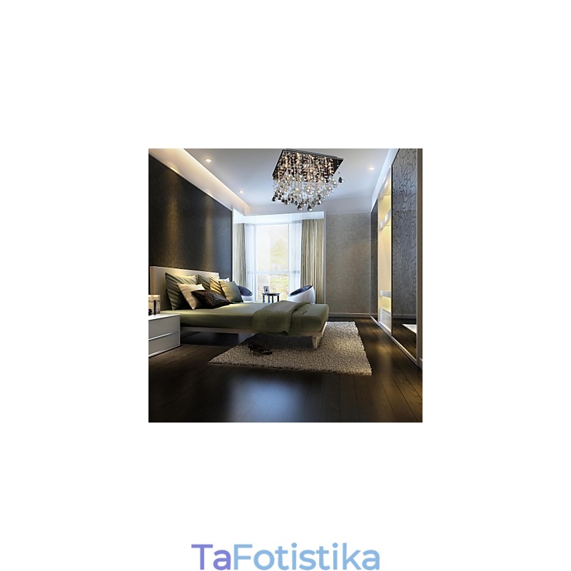 Παραδοσιακός Κλασικός Μεταλλικός Πολυέλαιος Κρυστάλλινο Χρώμιο