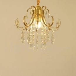 Φωτιστικά οροφής από καθαρό ορείχαλκο Rustic Lodge Nordic Style Flush Mount Crystal Lights