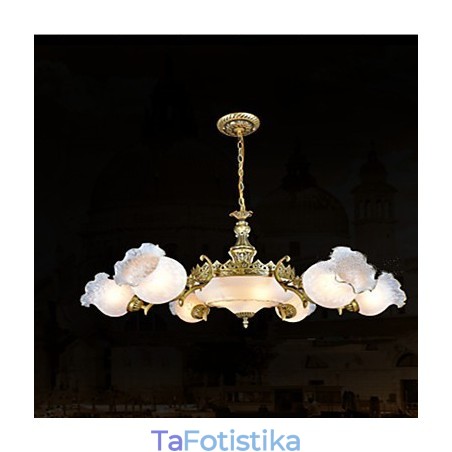 Παραδοσιακός Κλασικός Vintage Ρετρό Μπρονζέ Μεταλλικός Πολυέλαιος Παραδοσιακός Κλασικός Vintage Ρετρό Μπρονζέ Μεταλλικός Πολυέλαιος