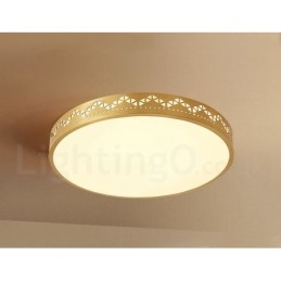 Στρογγυλό φωτιστικό οροφής από καθαρό ορείχαλκο, μοντέρνο, μοντέρνο σκανδιναβικό στυλ, με ακρυλική απόχρωση