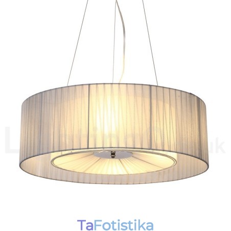 Drum 4 Light Κρεμαστό Μοντέρνο Φωτιστικό με Υφασμάτινη Απόχρωση Drum 4 Light Κρεμαστό Μοντέρνο Φωτιστικό με Υφασμάτινη Απόχρωση
