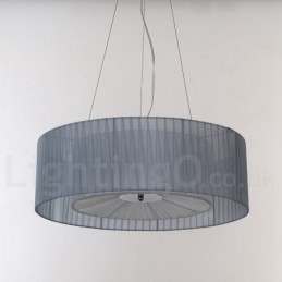 Drum 4 Light Κρεμαστό Μοντέρνο Φωτιστικό με Υφασμάτινη Απόχρωση