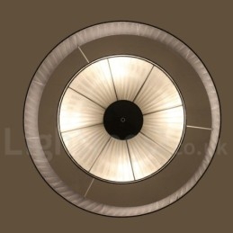 Drum 4 Light Κρεμαστό Μοντέρνο Φωτιστικό με Υφασμάτινη Απόχρωση