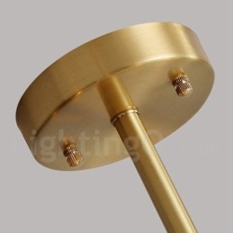 Περιστρεφόμενος πολυέλαιος Pure Brass Rustic Lodge με ακρυλικές αποχρώσεις