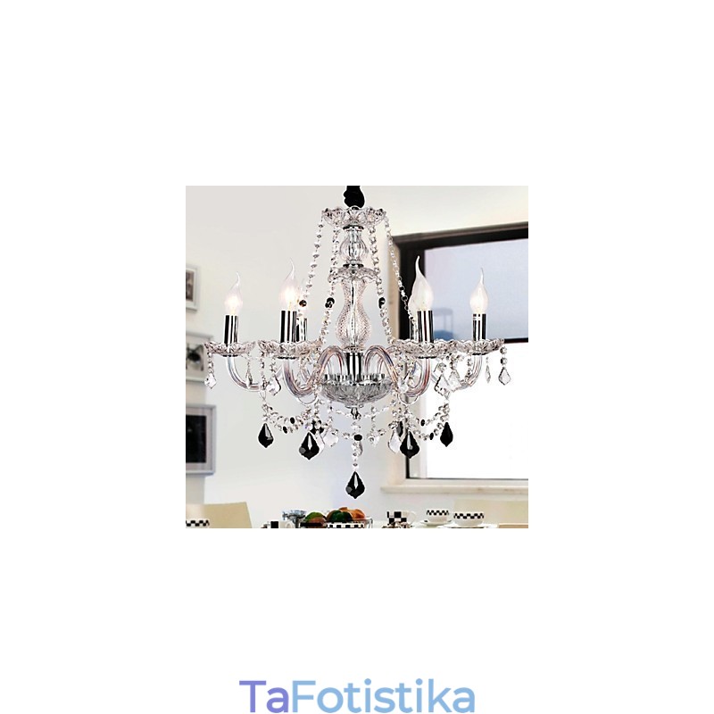 Candle Featured Luxury 6 Lights Chandelier