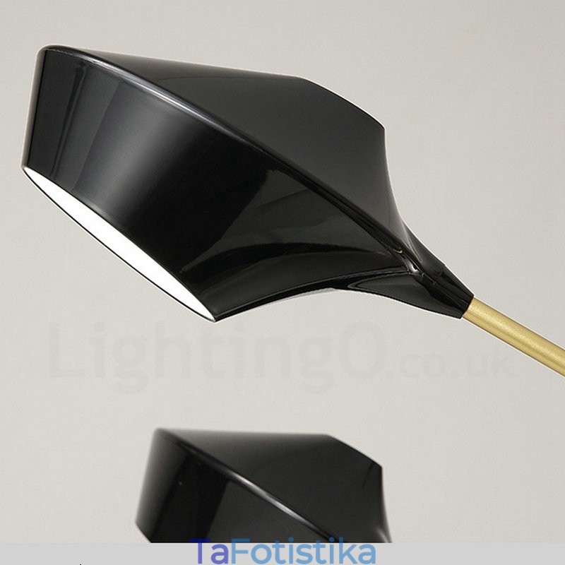 Πολυέλαιος 2 επιπέδων Πολλαπλών χρωμάτων Linear Retro 6 Light with Acrylic Shades Outdoors Garage