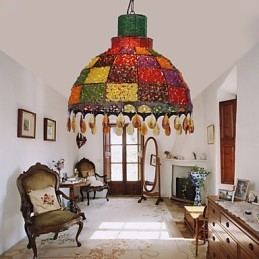 Χειροκίνητο φωτιστικό Mini Style Vintage Chandelier