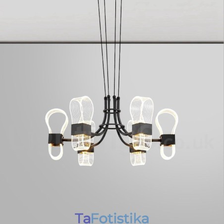 6 Light Nordic Post Modern Design Πολυέλαιος με Ακρυλικές Αποχρώσεις 6 Light Nordic Post Modern Design Πολυέλαιος με Ακρυλικές Αποχρώσεις