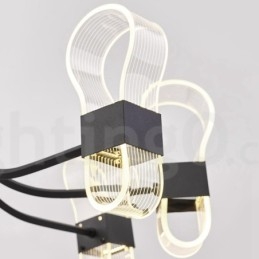 Πολυέλαιος 8 Light Nordic Post Modern 2021 με ακρυλικές αποχρώσεις