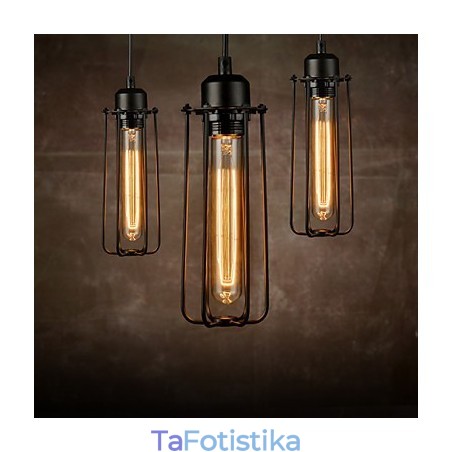 Πολυέλαιος Mini Style Rustic Lodge Retro Metal 3 Light Κρεμαστό Φωτιστικό Πολυέλαιος Mini Style Rustic Lodge Retro Metal 3 Light Κρεμαστό Φωτιστικό
