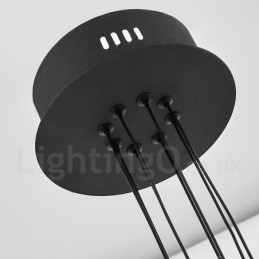 10 Light Nordic Post Modern 2021 Design Πολυέλαιος με ακρυλικές αποχρώσεις
