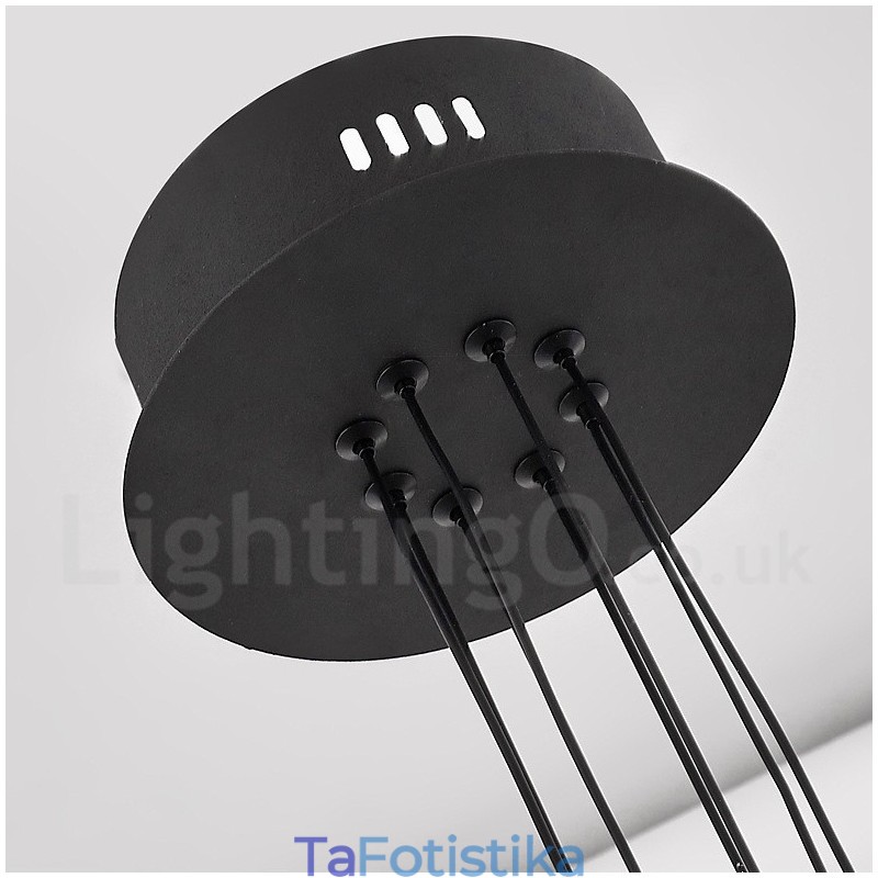 10 Light Nordic Post Modern 2021 Design Πολυέλαιος με ακρυλικές αποχρώσεις