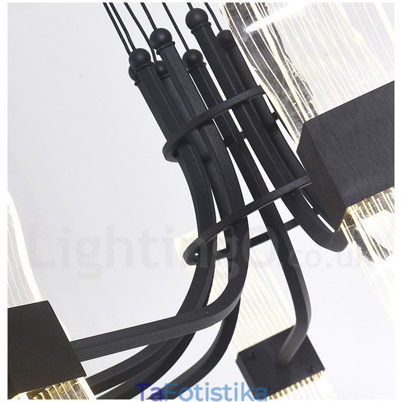 10 Light Nordic Post Modern 2021 Design Πολυέλαιος με ακρυλικές αποχρώσεις