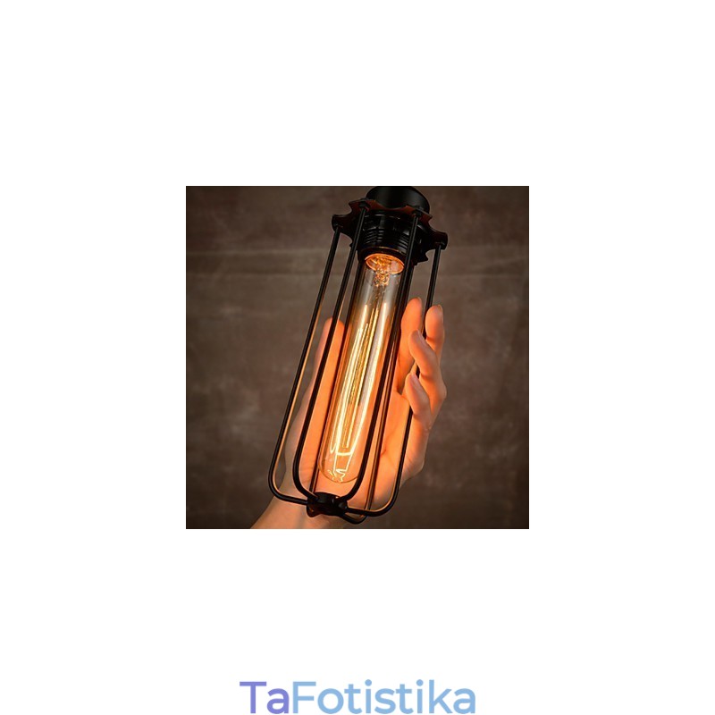 Πολυέλαιος Mini Style Rustic Lodge Retro Metal 3 Light Κρεμαστό Φωτιστικό