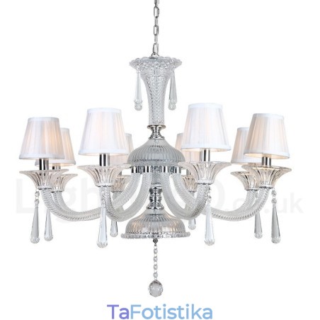 Πολυέλαιος Clear Crystal Candle Πολυέλαιος Clear Crystal Candle