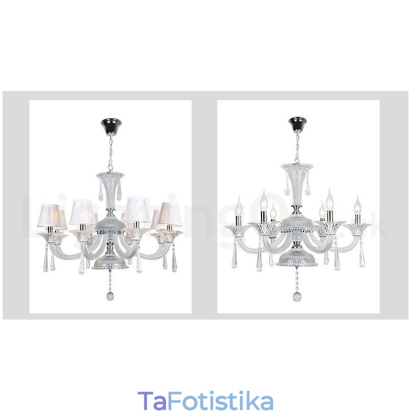 Πολυέλαιος Clear Crystal Candle