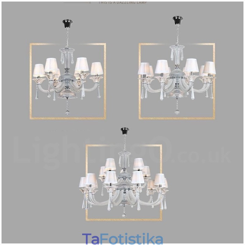 Πολυέλαιος Clear Crystal Candle