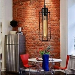 Πολυέλαιος Mini Style Rustic Lodge Retro Metal 3 Light Κρεμαστό Φωτιστικό