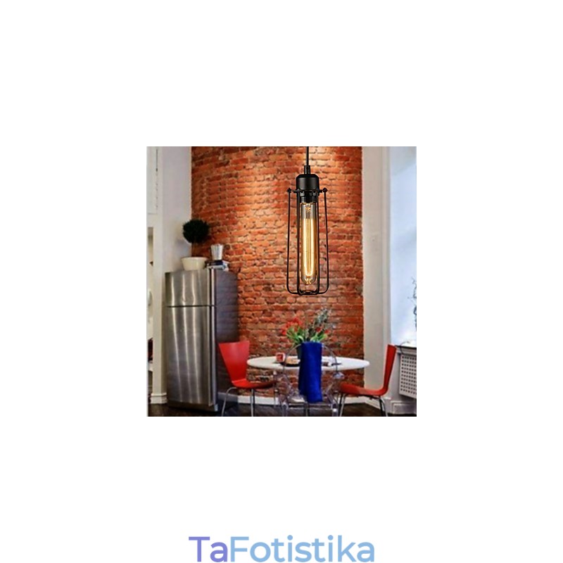 Πολυέλαιος Mini Style Rustic Lodge Retro Metal 3 Light Κρεμαστό Φωτιστικό