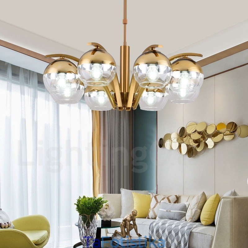 Nordic Fashion Gold Silver Πολυέλαιος