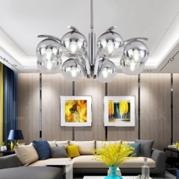 Nordic Fashion Gold Silver Πολυέλαιος