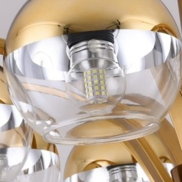 Nordic Fashion Gold Silver Πολυέλαιος