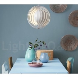 Globe White Rotate Μεταμοντέρνο DIY κρεμαστό φως