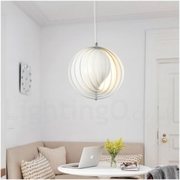 Globe White Rotate Μεταμοντέρνο DIY κρεμαστό φως