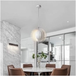 Globe White Rotate Μεταμοντέρνο DIY κρεμαστό φως