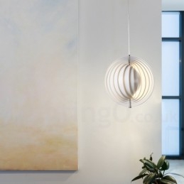 Globe White Rotate Μεταμοντέρνο DIY κρεμαστό φως