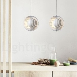 Globe White Rotate Μεταμοντέρνο DIY κρεμαστό φως