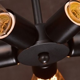 Κρεμαστό Φωτιστικό 3 Φωτιστικά Country Style Σφυρήλατο σίδερο