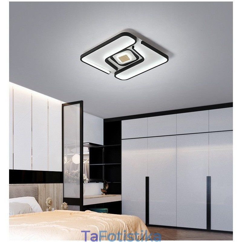 Square Modern Contemporary Flush Mount Light