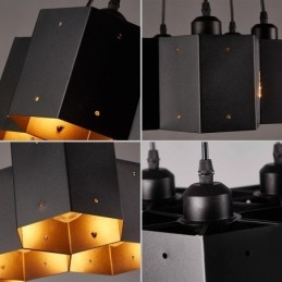 Loft Industrial Style Κρεμαστό Φωτιστικό Πολυέλαιος