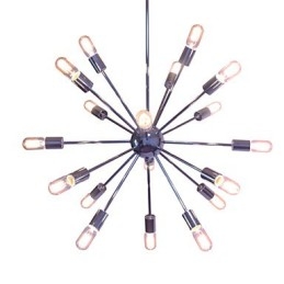 Chandelier Modern Globe Living μενταγιόν Τραπεζαρία Κατάστημα αγορών Night Metal Chrome