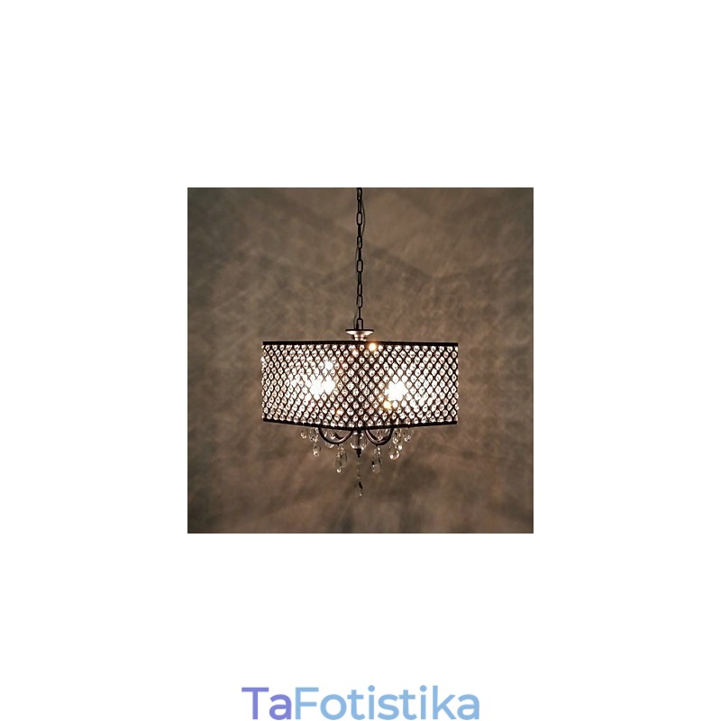 Παραδοσιακός κλασικός κρύσταλλος ζωγραφικός μεταλλικός πολυέλαιος