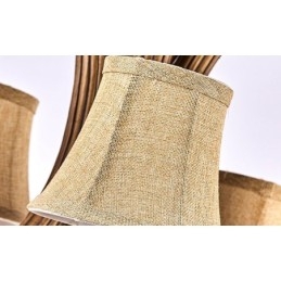 5 Light Rustic Artistic Retro Antler Antique Πολυέλαιος με Αποχρώσεις