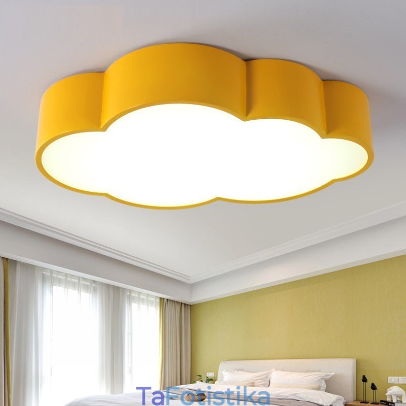 Φωτιστικά οροφής Macaron Multi color Cloud Modern Nordic Style Flush Mount φώτα οροφής με ακρυλική απόχρωση