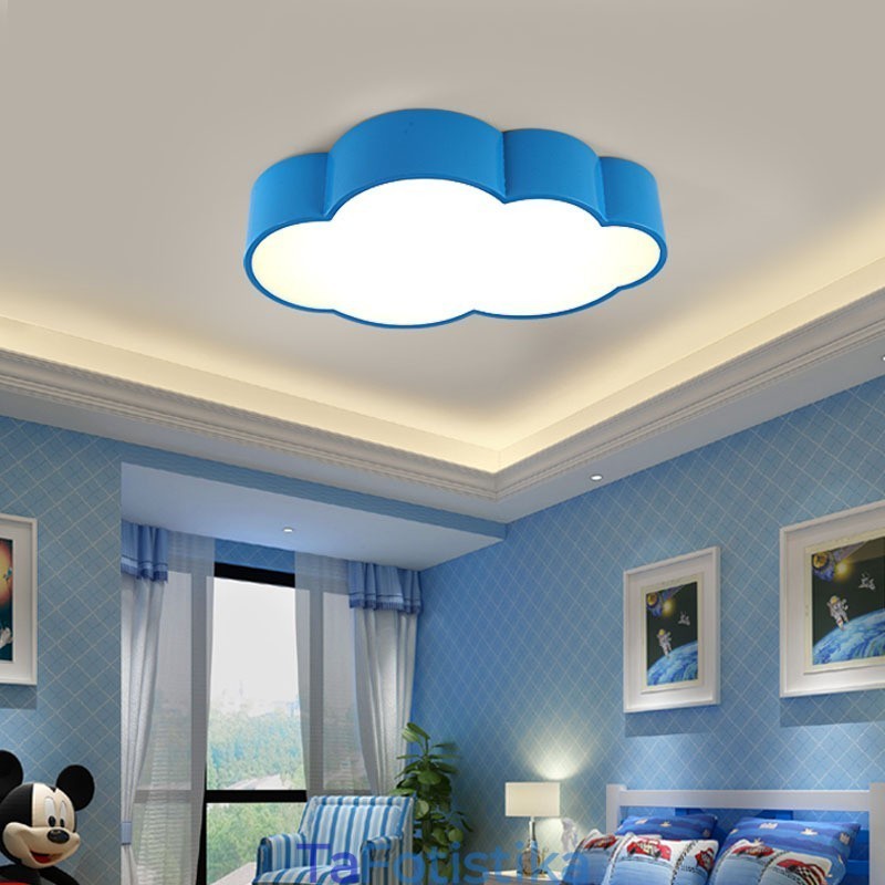 Φωτιστικά οροφής Macaron Multi color Cloud Modern Nordic Style Flush Mount φώτα οροφής με ακρυλική απόχρωση
