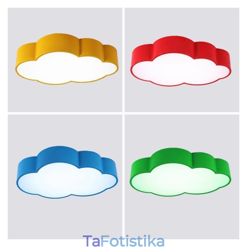 Φωτιστικά οροφής Macaron Multi color Cloud Modern Nordic Style Flush Mount φώτα οροφής με ακρυλική απόχρωση