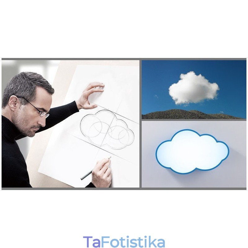 Φωτιστικά οροφής Macaron Multi color Cloud Modern Nordic Style Flush Mount φώτα οροφής με ακρυλική απόχρωση
