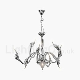 9 Light Modern Contemporary Ηλεκτροεπιμεταλλωμένος Μεταλλικός Πολυέλαιος