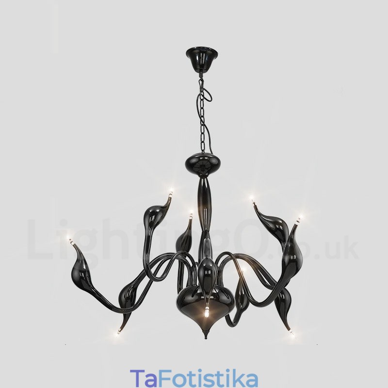 9 Light Modern Contemporary Ηλεκτροεπιμεταλλωμένος Μεταλλικός Πολυέλαιος