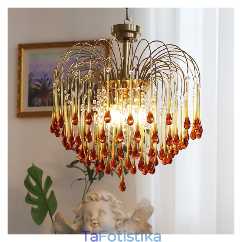 Φωτιστικό Water Drop Glass Chandelier
