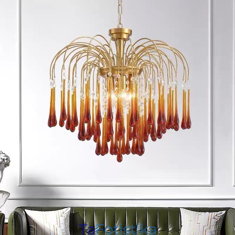 Φωτιστικό Water Drop Glass Chandelier