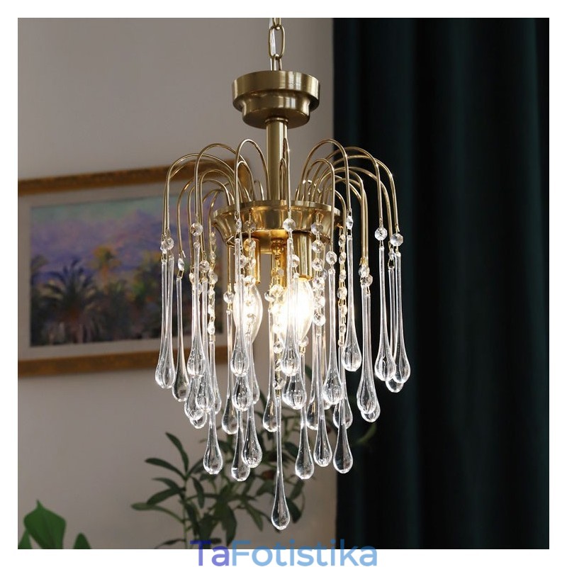 Φωτιστικό Water Drop Glass Chandelier