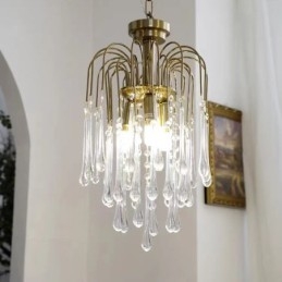 Φωτιστικό Water Drop Glass Chandelier