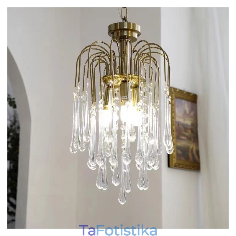 Φωτιστικό Water Drop Glass Chandelier