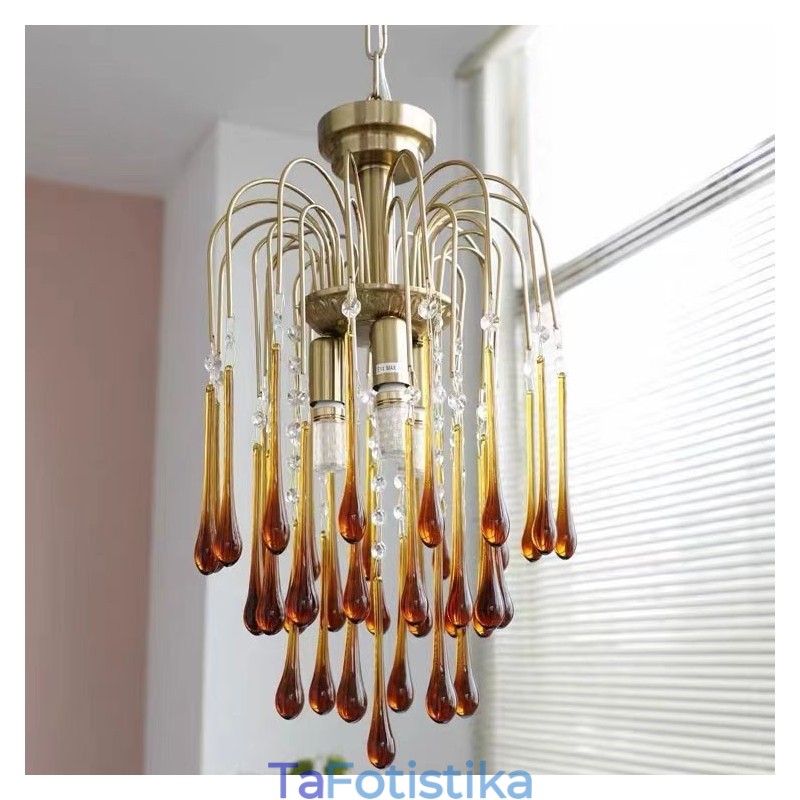 Φωτιστικό Water Drop Glass Chandelier
